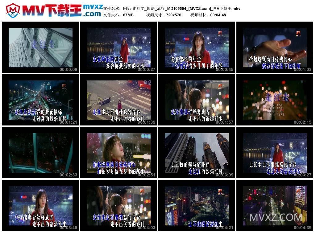 阿影-走红尘_国语_流行_MD105554